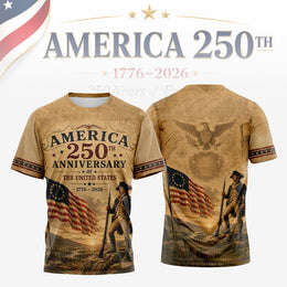 1776–2026 America 250 Shirt, Patriotic Independence Shirt