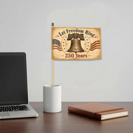 America 250 Years Patriotic Hand Waving Flag