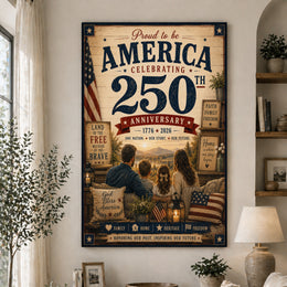 250 Years Strong America Patriotic Wall Decor and Artwork