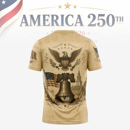 America 250 Years Strong Shirt, USA Anniversary Shirt