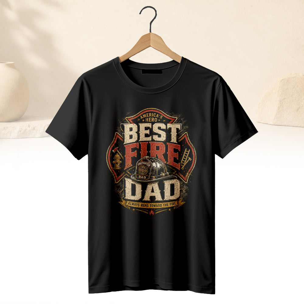 Firefighter Dad Apparel With Hero Energy