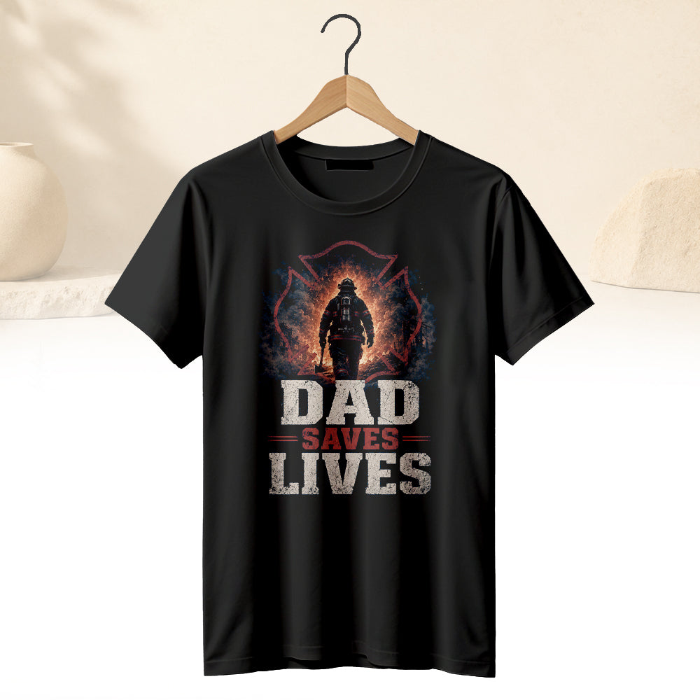Brave By Duty Firefighter Dad Apparel
