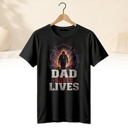 Brave By Duty Firefighter Dad Apparel