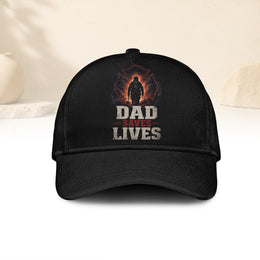 Brave By Duty Firefighter Dad Apparel