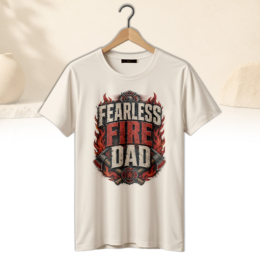 Respect The Badge Firefighter Dad Apparel