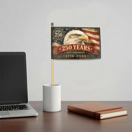 250th Anniversary USA Hand Flag for Parade