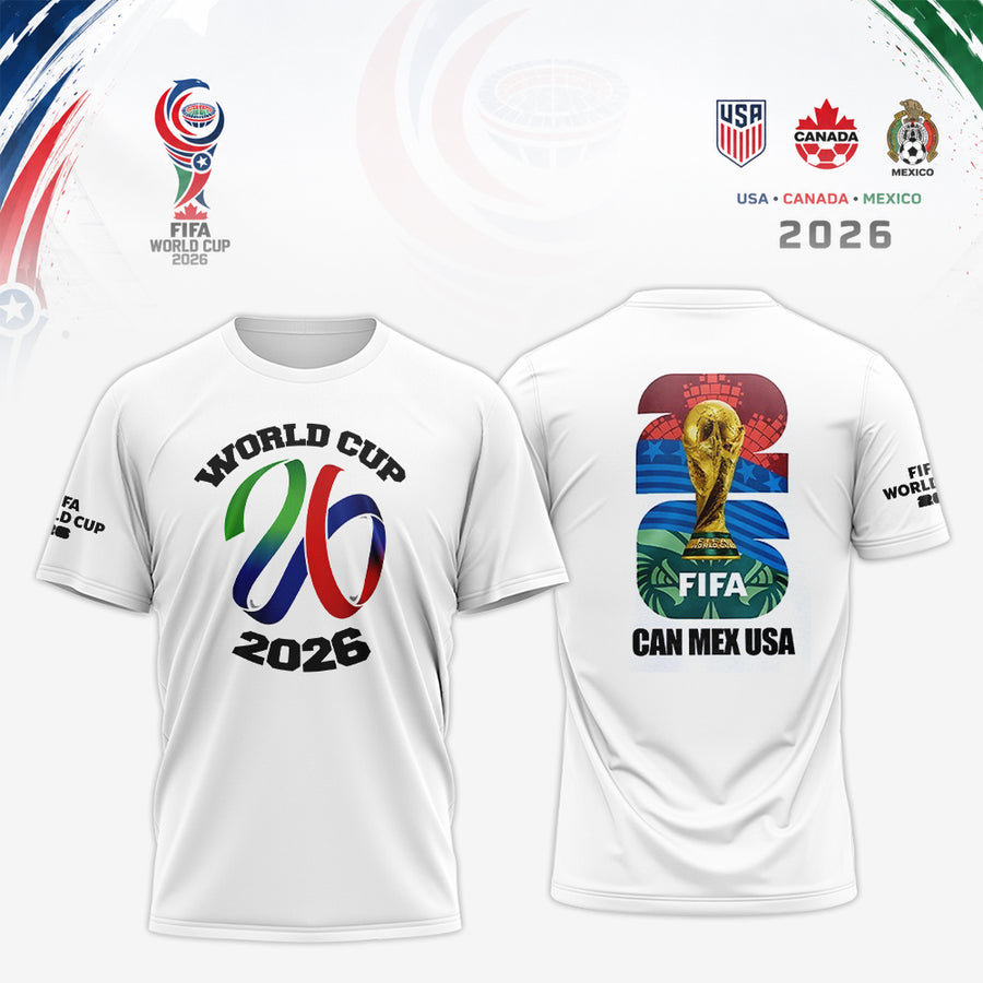 FIFA World Cup 2026 T-Shirt – USA Canada Mexico Edition