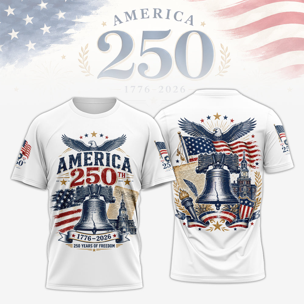 America 250th Anniversary Shirt, 1776–2026 USA Freedom Shirt