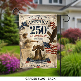 America 1776-2026 Garden Flag Independence