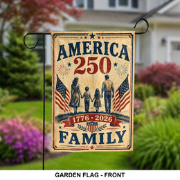 American 250th Anniversary Yard Flag for Garden