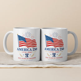 Liberty Lives On 1776–2026 America Mug
