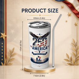 Let Freedom Ring 1776–2026 Tumbler, America 250 Celebration Design
