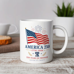 Liberty Lives On 1776–2026 America Mug