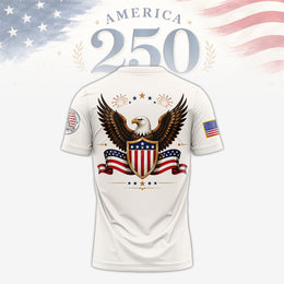 America 250 Years of Freedom Shirt, USA Patriotic Shirt