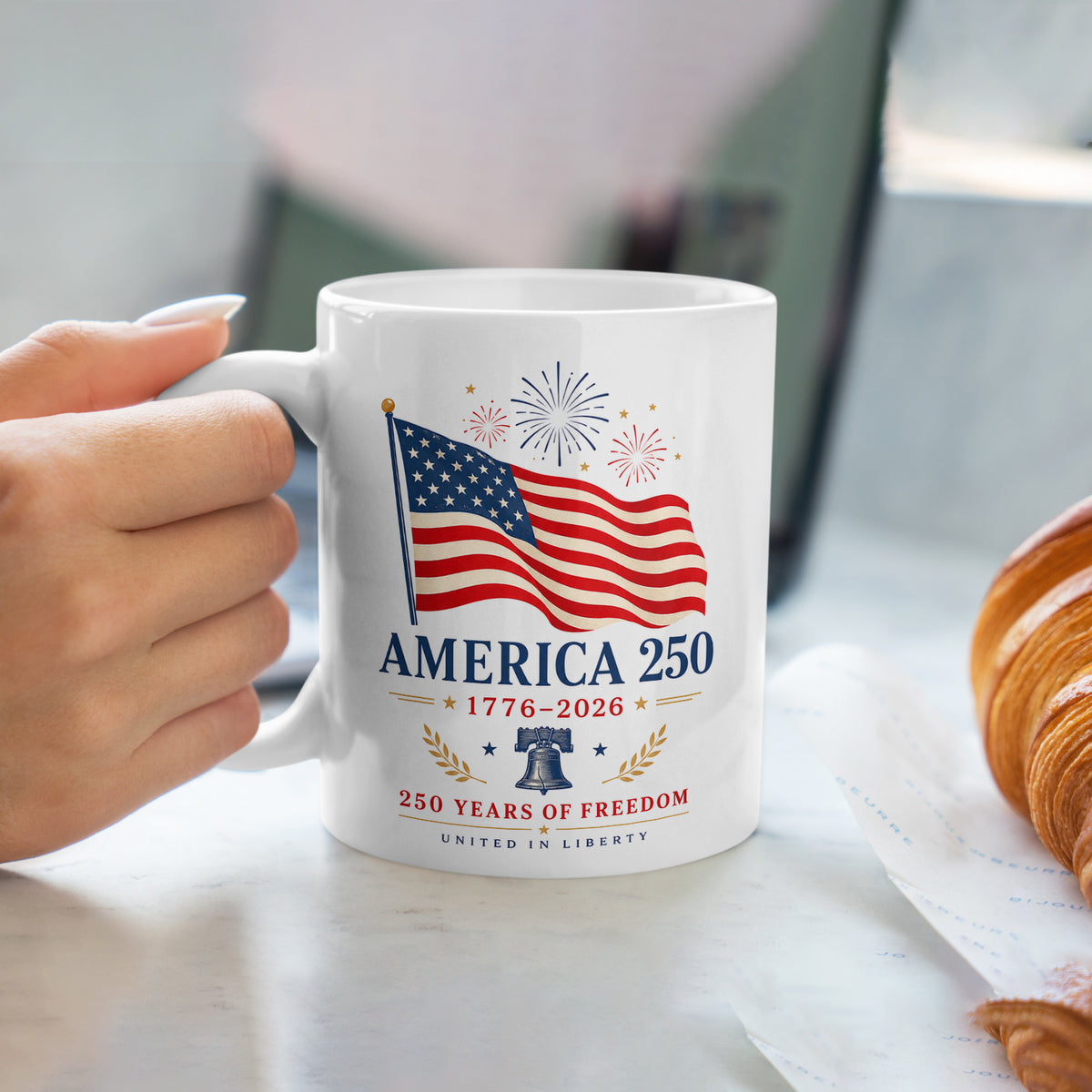 Liberty Lives On 1776–2026 America Mug
