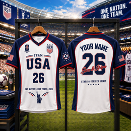 USA World Cup 2026 Personalized Soccer Jersey – Custom Name & Number