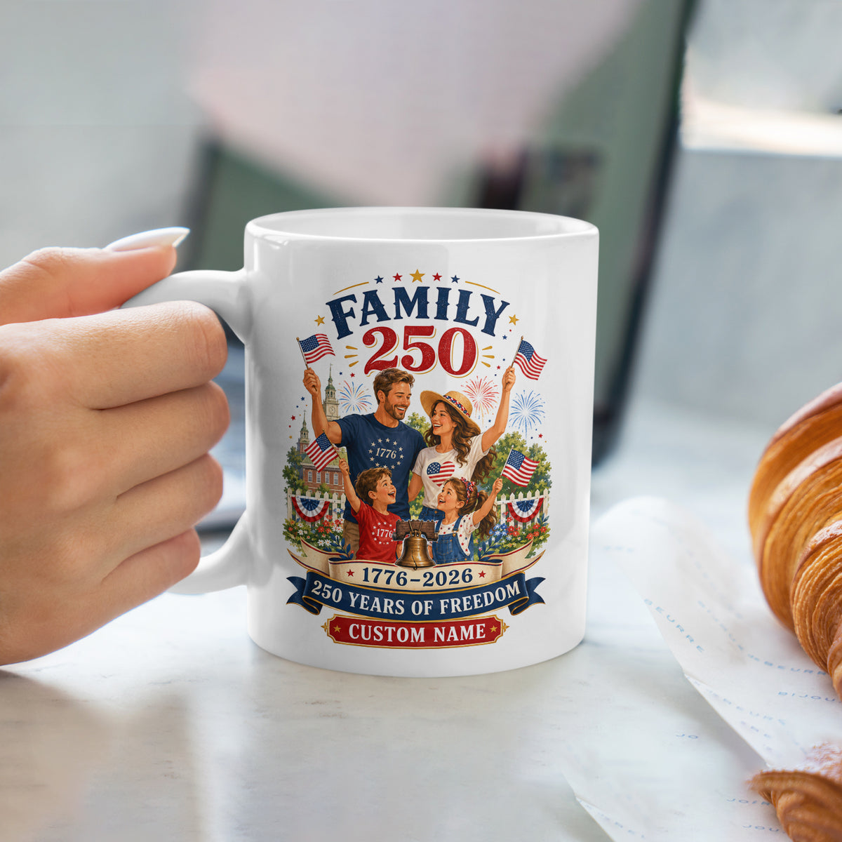 Freedom Still Stands America 250th Mug