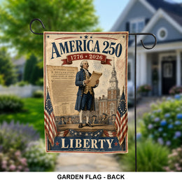 America 250th Outdoor Garden Flag Home Decor