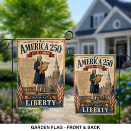 America 250th Outdoor Garden Flag Home Decor