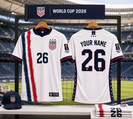 USA 2026 Soccer Jersey Custom Name Number – World Cup Fan Edition