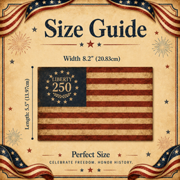 250th Anniversary American Hand Waving Flag